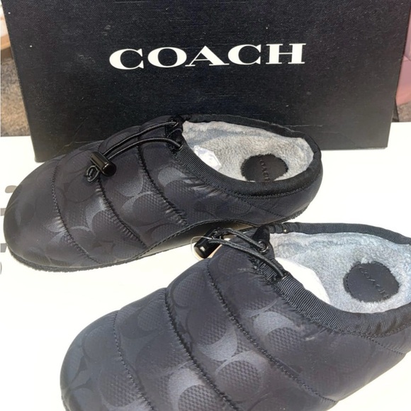 Brand New Coach Rachelle Women’s US Size 6 Black Slippers - Picture 3 of 7